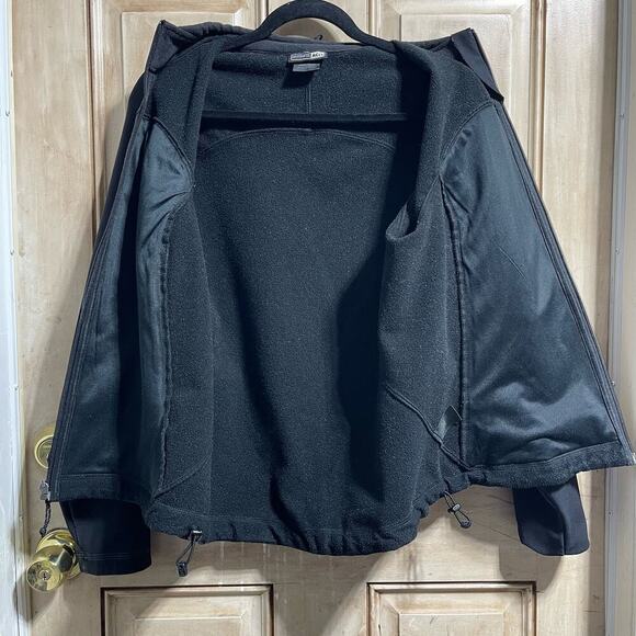 REI Jacket Women's Black Full Zip Fleece Lined Outdoors Active Sz Medium - Picture 3 of 8